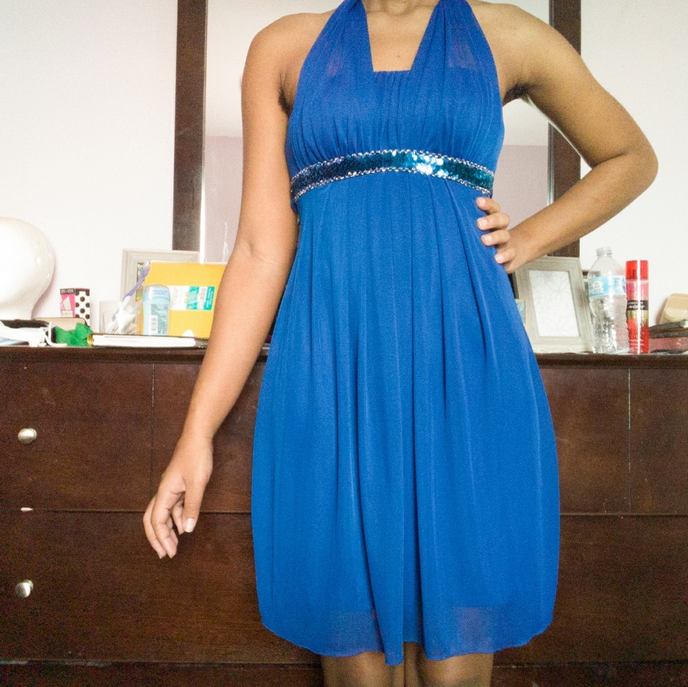 Sweet Storm Blue Dress